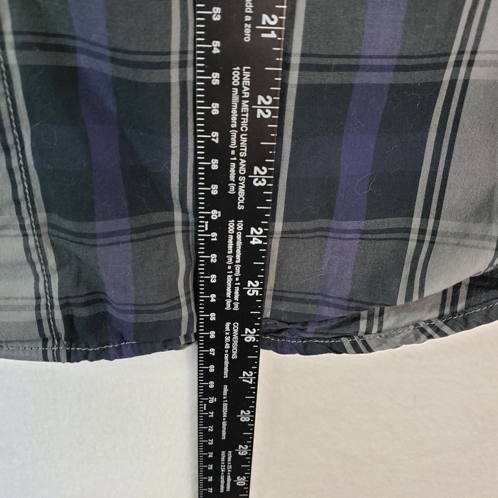 Life After Denim Plaid Button Up Mens Sz S Shirt Classic Collared Outdoor Casual - Picture 7 of 9